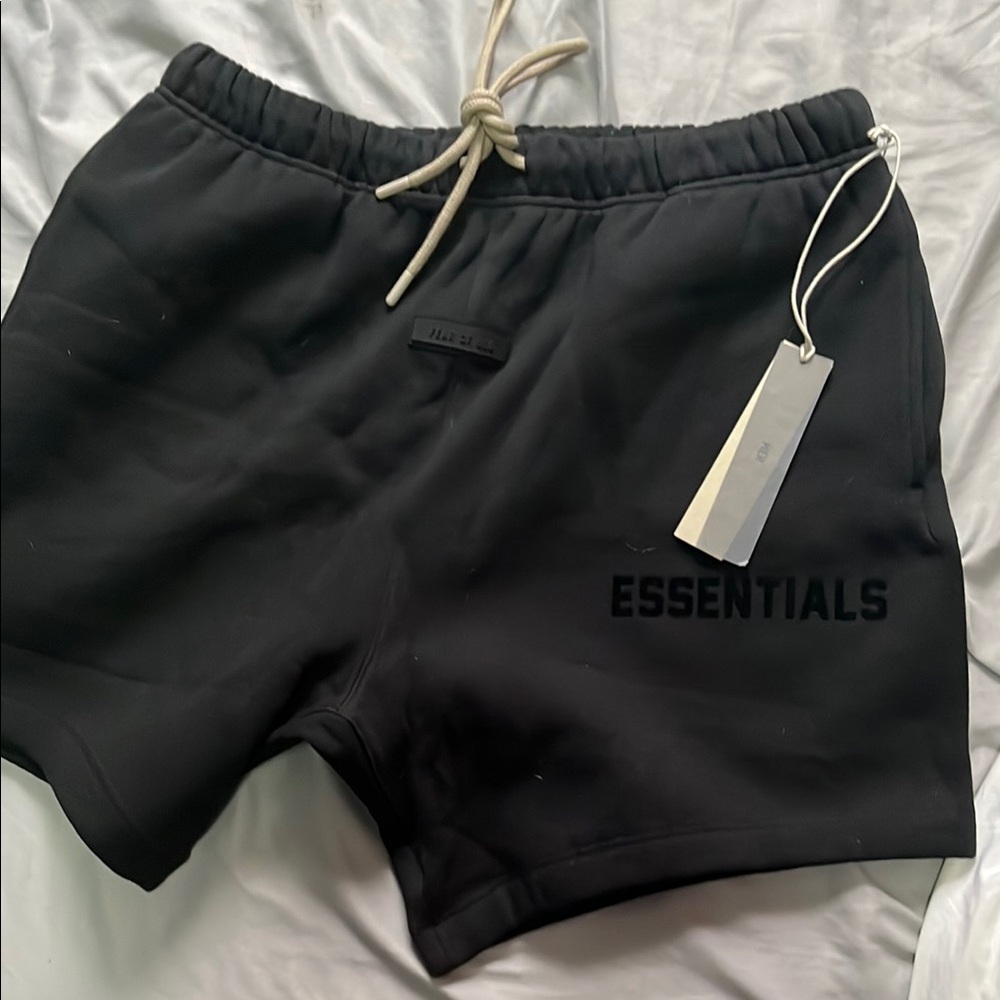 Essentials Black Shorts